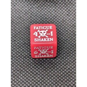 Blood & Plunder Fatigue And Shaken Red Dice 1/2"